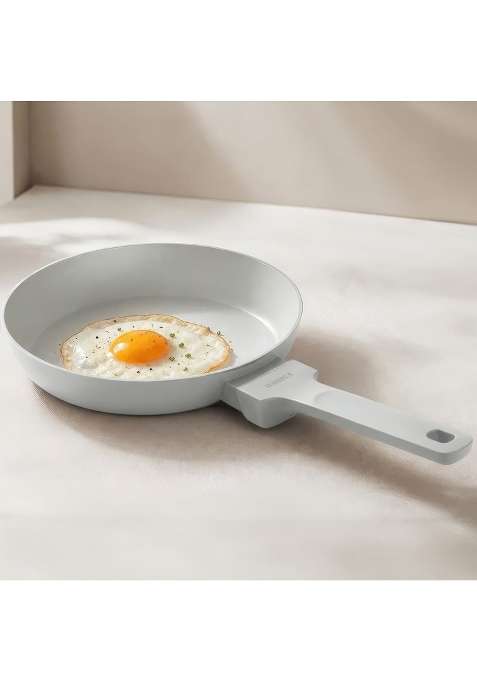 Ember Cookware Arcilla Ceramic Egg and Omelette Pan | 20 cm | 7.9 Inch | Induction Compatible | Non-Toxic | Non-Stick