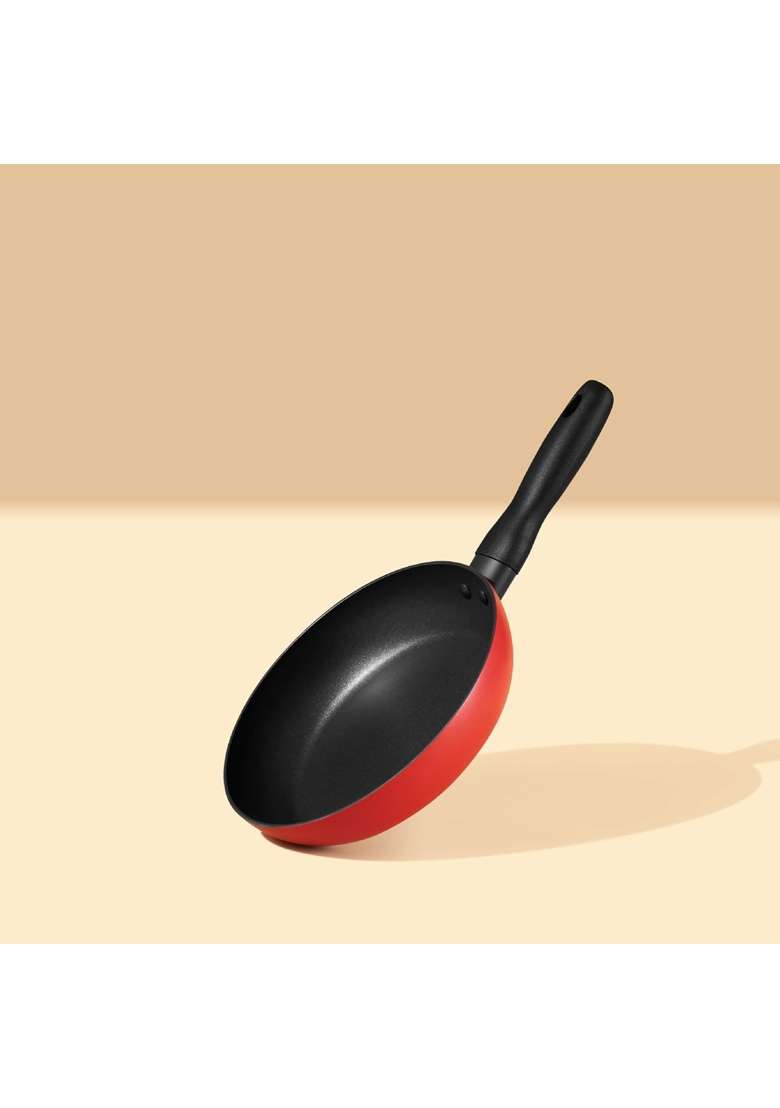 Meyer Bauhaus Aluminium Non Stick Frypan | 20 cm | 7.9 Inch | Induction Compatible - Indya