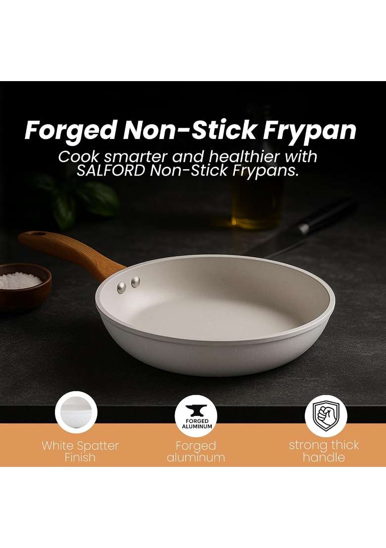 SALFORD Forged Non-Stick Frypan | 1.2 L | 1.3 Qt | 20 cm | 7.9 Inch | Induction Compatible | PFOA Free | Non-Toxic - Indya