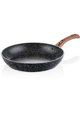 Westinghouse Black Marble Non-Stick Frying Pan | 30 cm | 11.8 Inch | Induction Compatible | Dishwasher Safe