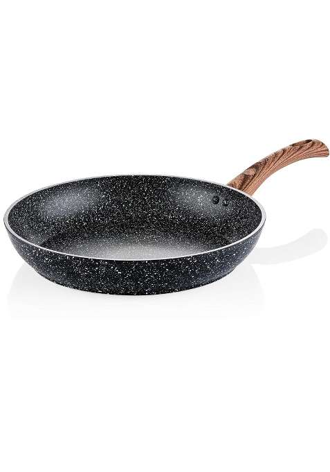 Westinghouse Black Marble Non-Stick Frying Pan | 30 cm | 11.8 Inch | Induction Compatible | Dishwasher Safe