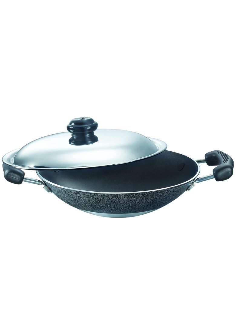 Prestige Omega Select Plus Non-Stick Deep Appachetty with Lid | 20 cm | 7.9 Inch - Indya