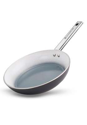 Wonderchef Eco-Glide Fry Pan Chemical-Free Ceramic Coating | 1.2 L | 1.3 Qt | 20 cm | 7.9 Inch | Induction Compatible | Non-Toxic