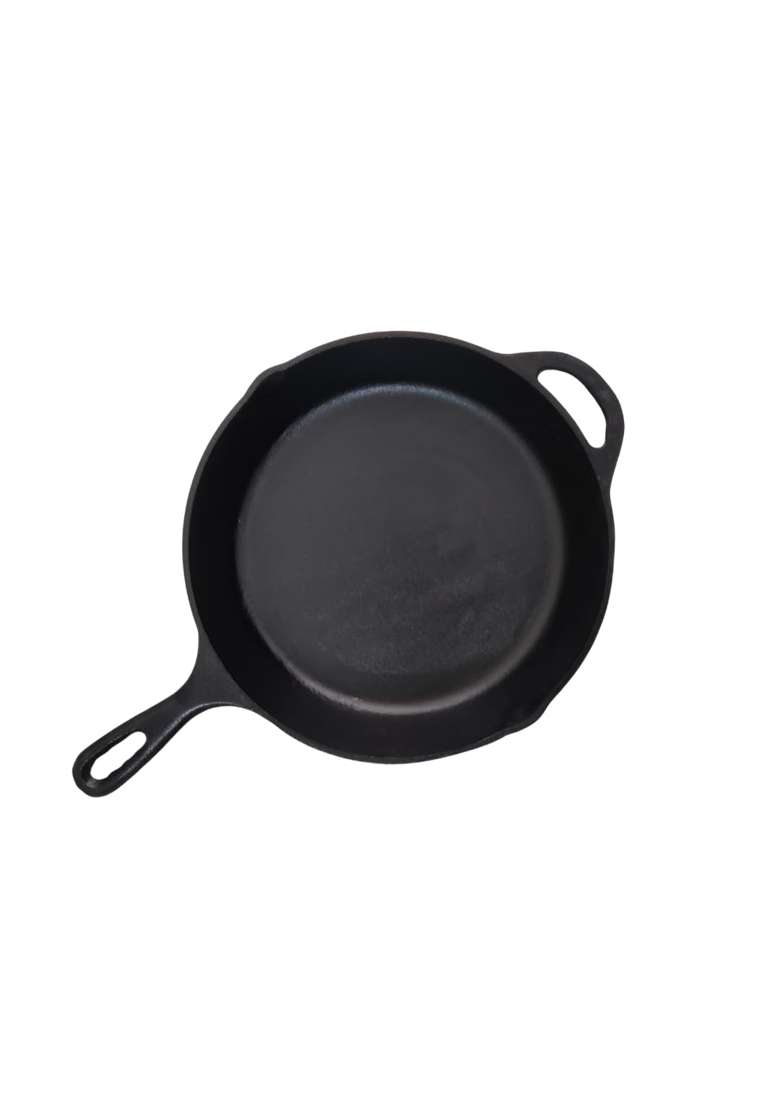 NUTRION Premium Cast Iron Frying Pan with Handle | 1.8 L | 1.9 Qt | 10 Inch | Non-Toxic | Non-Stick - Indya
