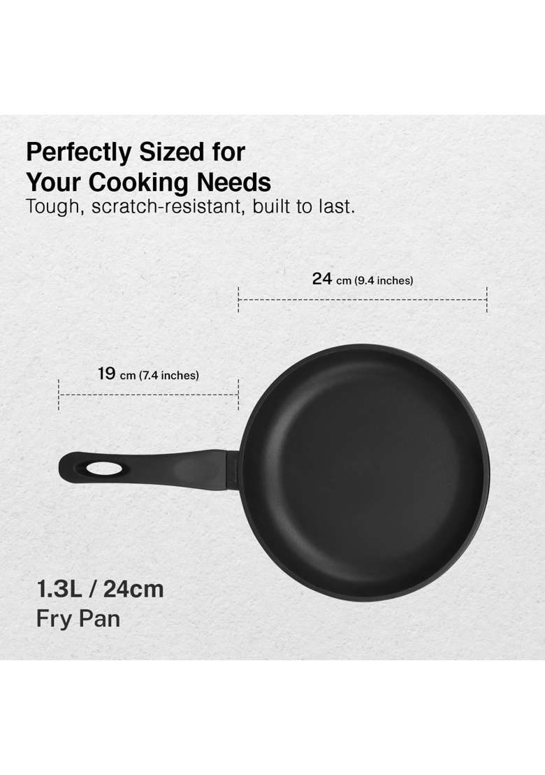 Prestige Omega Die-Cast Plus Aluminium Non-Stick Fry Pan | 24 cm | 9.4 Inch - Indya