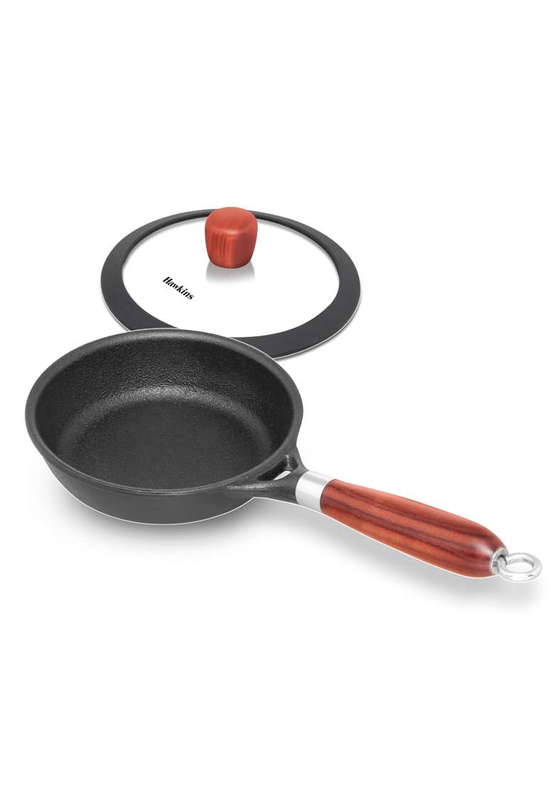 Hawkins Futura Frying Pan | 16 cm | 6.3 Inch | With Lid - Indya