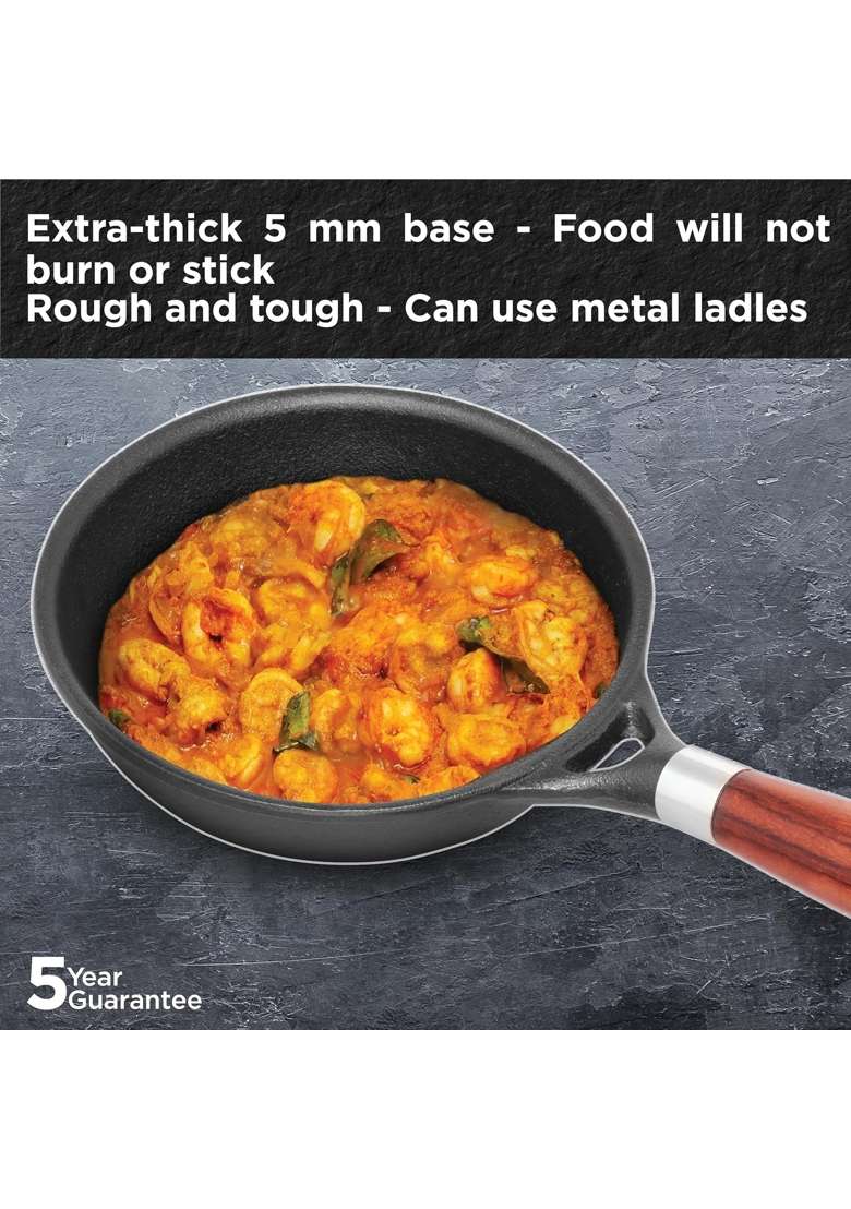 Hawkins Futura Frying Pan | 16 cm | 6.3 Inch | With Lid - Indya
