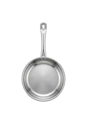 Lifelong Stainless Steel Fry Pan | 1.4 L | 1.5 Qt | 22 cm | 8.7 Inch | Induction Compatible