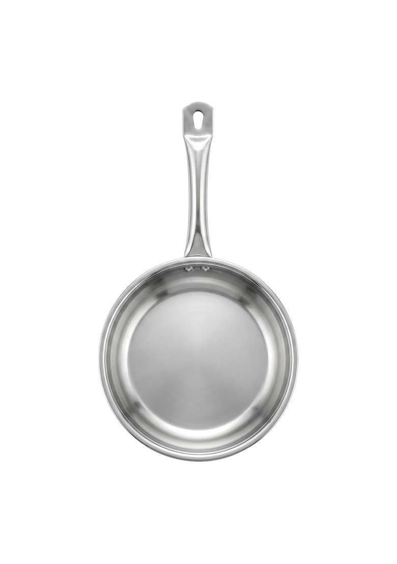Lifelong Stainless Steel Fry Pan | 1.4 L | 1.5 Qt | 22 cm | 8.7 Inch | Induction Compatible - Indya