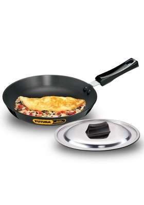 Hawkins Futura Frying Pan | 24 cm | 9.4 Inch | With Lid