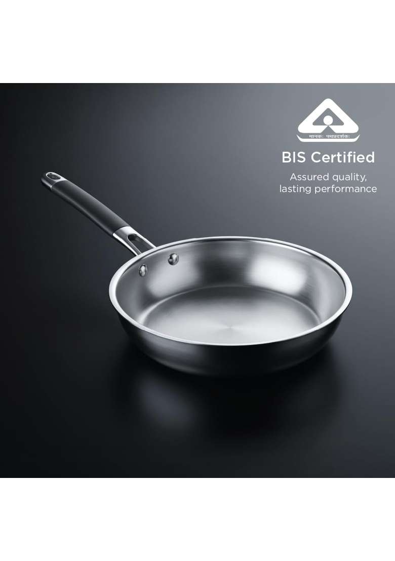 Meyer Trivantage Pro Triply Frying Pan | 20 cm | 7.9 Inch | Induction Compatible | Heavy Bottom - Indya