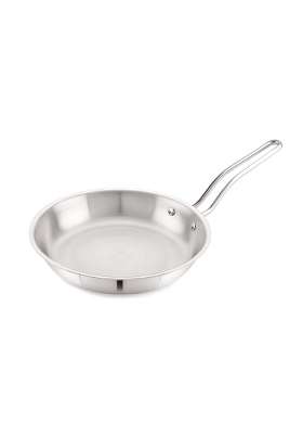 Tosaa Stainless Steel Triply Frypan | 22 cm | 8.7 Inch | Induction Compatible