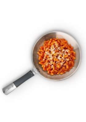 Allo Stainless Steel Triply Fry Pan Skillet | 2 L | 2.1 Qt | 24 cm | 9.4 Inch | Induction Compatible | Non-Stick