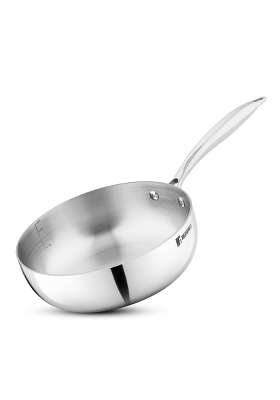 BERGNER Argent Saira Triply Stainless Steel | 2.5 L | 2.6 Qt | 22 cm | 8.7 Inch | Induction Compatible
