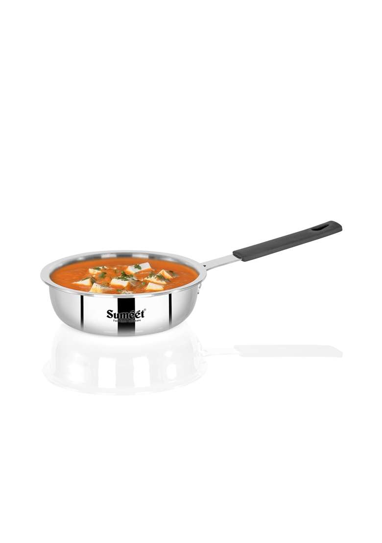 Sumeet Cook Smart ISI Certified Tri-Ply | 400 ml | 13.5 fl oz | 12 cm | 4.7 Inch | Induction Compatible - Indya