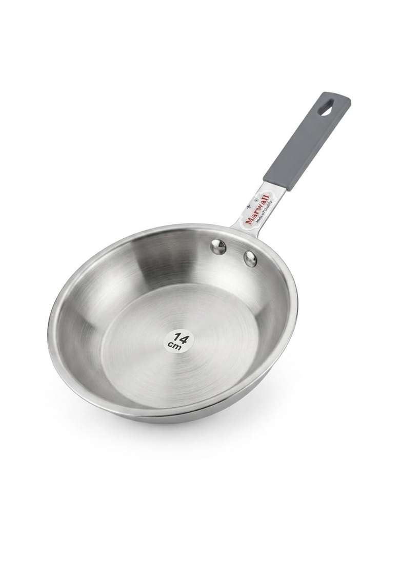 MARWALL Triply Stainless Steel Mini Baby Small Size | 350 ml | 11.8 fl oz | Induction Compatible - Indya