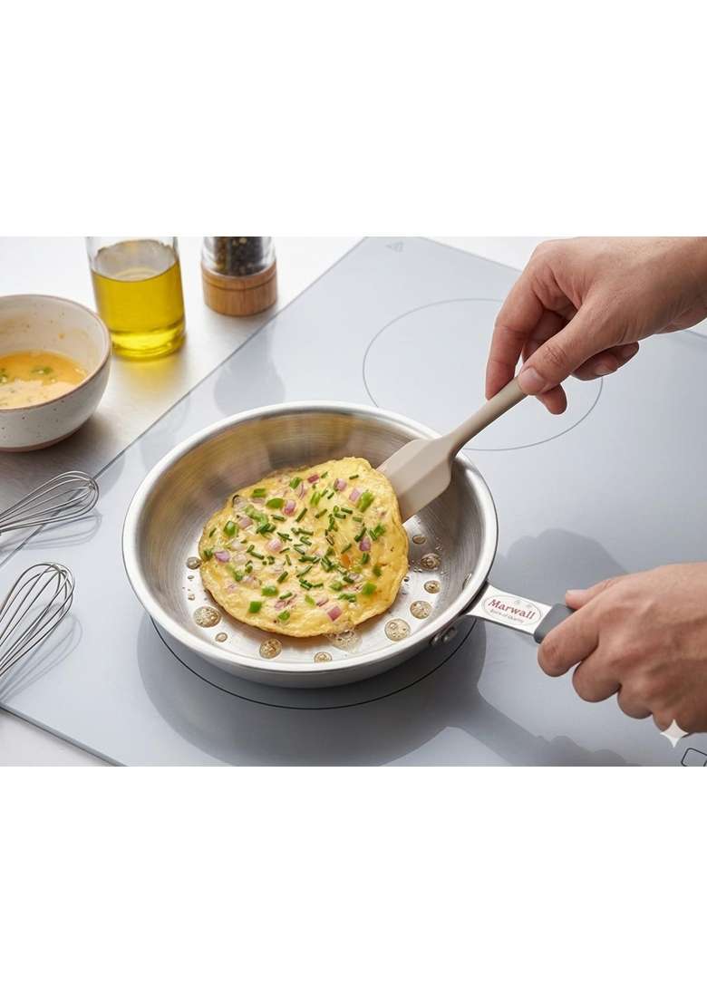 MARWALL Triply Stainless Steel Mini Baby Small Size | 350 ml | 11.8 fl oz | Induction Compatible - Indya