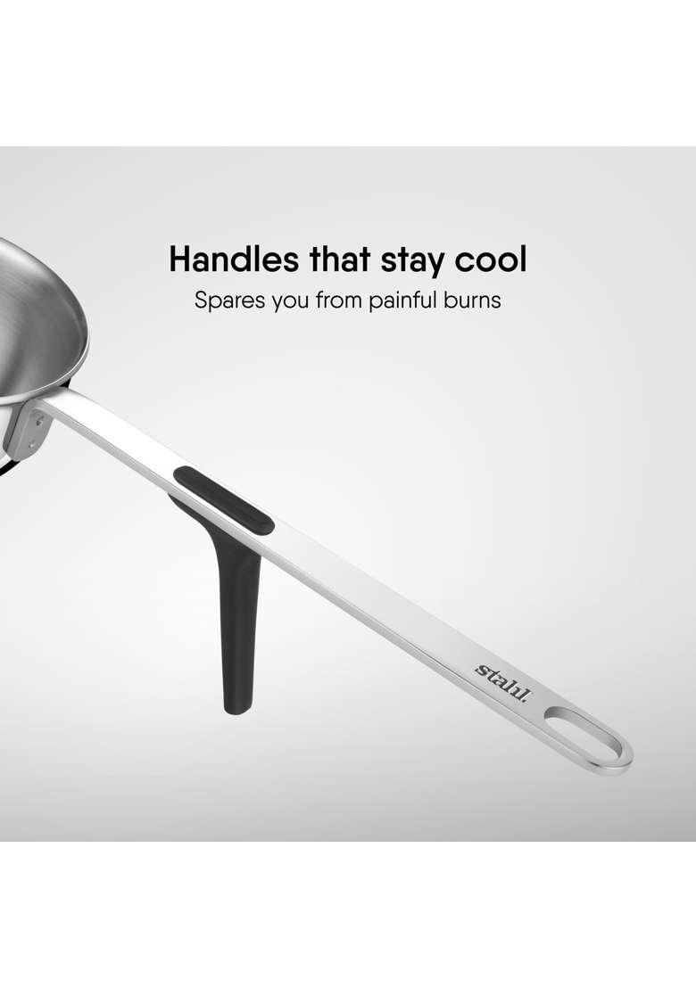 stahl Artisan Triply | 300 ml | 10.1 fl oz | 10 cm | 3.9 Inch | Induction Compatible - Indya