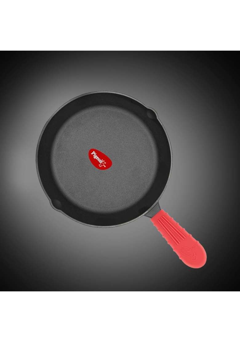 Pigeon By Stovekraft Cast Iron Frying Pan | 20 cm | 7.9 Inch | Non-Toxic | Pre-Seasoned | Non-Stick - Indya