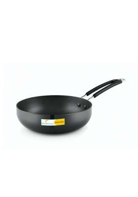 FLIXBLOOM Superfine Black Hard Anodised Induction Base LPG Ready Heavy Duty Thick Guage | 1 L | 1.1 Qt