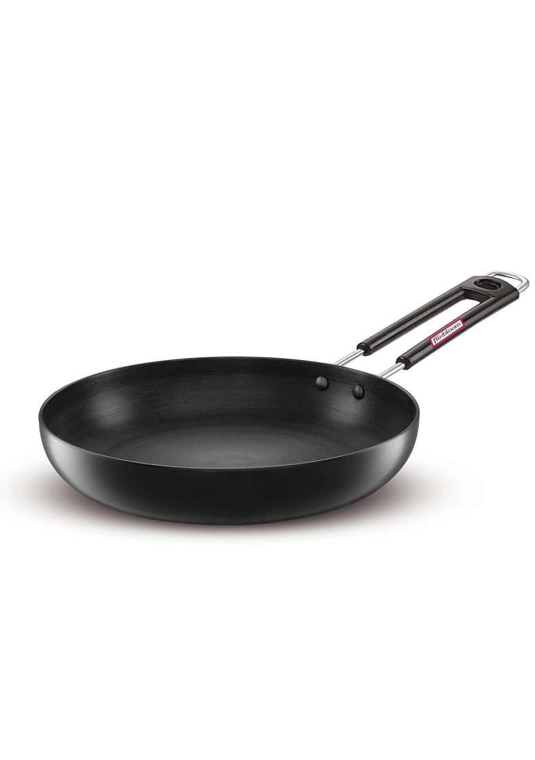 FLIXBLOOM Superfine Black Hard Anodised Induction Base LPG Ready Heavy Duty Thick Guage | 1 L | 1.1 Qt - Indya