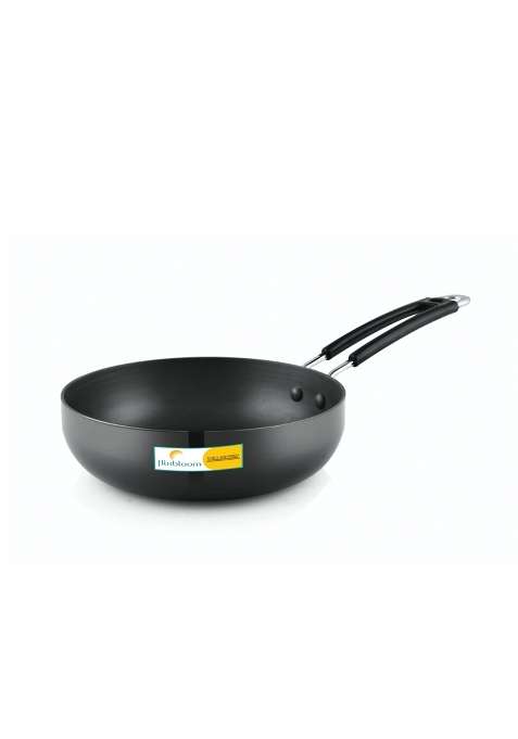 FLIXBLOOM Superfine Black Hard Anodised Induction Base LPG Ready Heavy Duty Thick Guage | 1 L | 1.1 Qt
