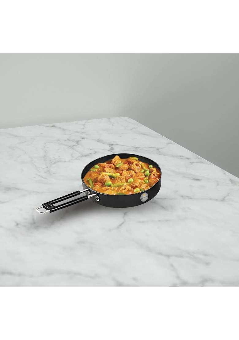 FLIXBLOOM Perfect Traditional Hard Anodised Heavy Duty Induction Base Induction Botoom | 1.2 L | 1.3 Qt - Indya