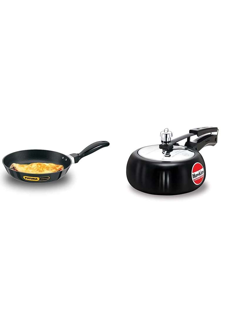 Hawkins Futura Nonstick Frying Pan | 1 L | 1.1 Qt | 22 cm | 8.7 Inch - Indya