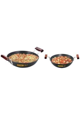 Hawkins - L74 Futura Hard Anodised Deep-Fry Pan | 2.75 L | 2.9 Qt | 22 cm | 8.7 Inch | With Lid