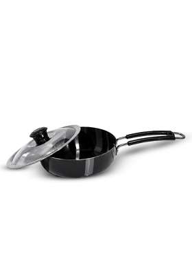 IndiChef Hard Anodised Frypan | 1 L | 1.1 Qt | Induction Compatible | With Lid