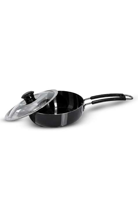 IndiChef Hard Anodised Frypan | 1 L | 1.1 Qt | Induction Compatible | With Lid