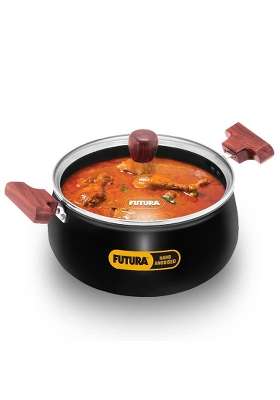 Hawkins Futura Cook N Serve Handi Cooking Pot | 4 L | 4.2 Qt | With Lid