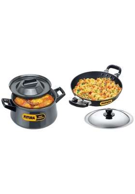 Hawkins - Q19 Futura Non-Stick Deep-Fry Pan | 3 L | 3.2 Qt | 22 cm | 8.7 Inch | With Lid
