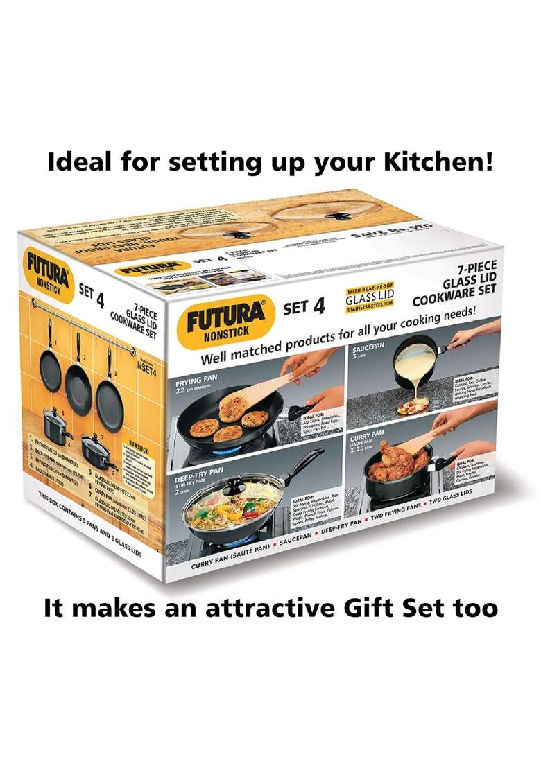 Hawkins Futura Non-Stick Cookware | 2.5 L | 2.6 Qt - Indya