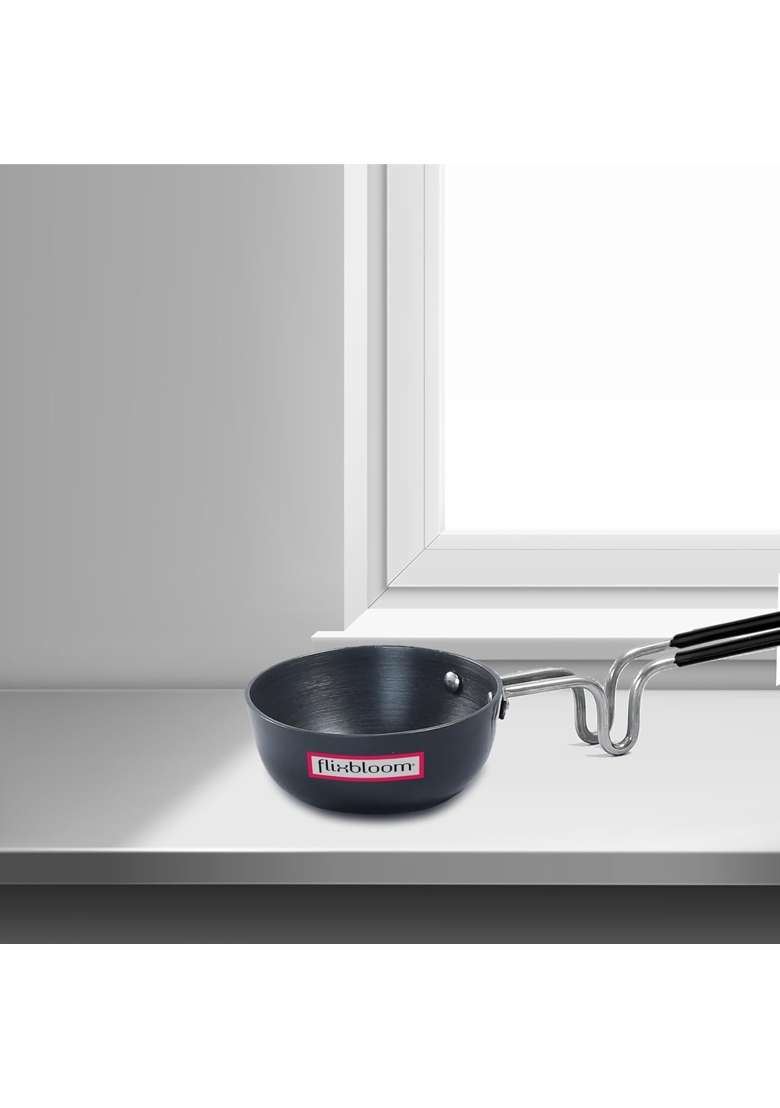 FLIXBLOOM Ultimate Kitchen Multipurpose Tadka Pan | 400 ml | 13.5 fl oz - Indya