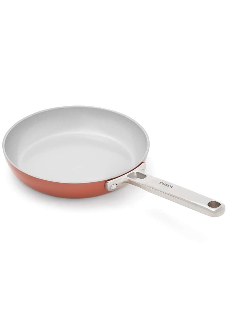 Ember Cookware Arcilla Ceramic Frying Pan | 20 cm | 7.9 Inch | Induction Compatible | PFOA Free | Non-Toxic | Non-Stick - Indya