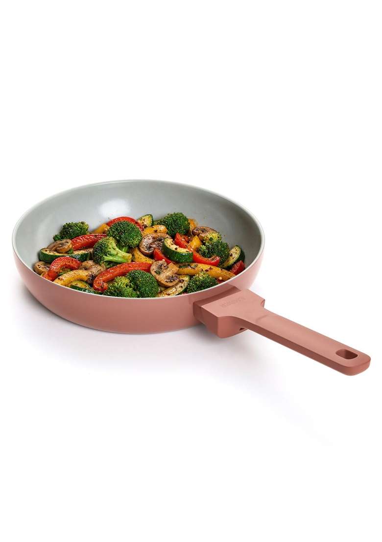 Ember Cookware Arcilla Ceramic Frying Pan | 24 cm | 9.4 Inch | Non-Toxic | Non-Stick - Indya