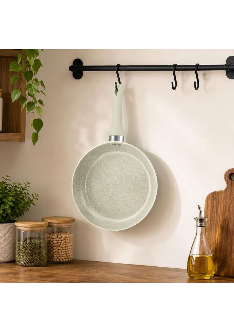 MILTON Pro cook Induction Cookware and Gas Stove Friendly Non-Stick Fry Pan | 22 cm | 8.7 Inch | PFOA Free - Indya