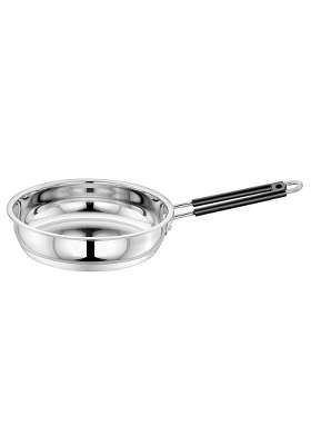 Bartan Star Heavy Geauge Stainless Steel Induction Bottom Fry Pan Tadka Pan | 1200 ml | 40.6 fl oz