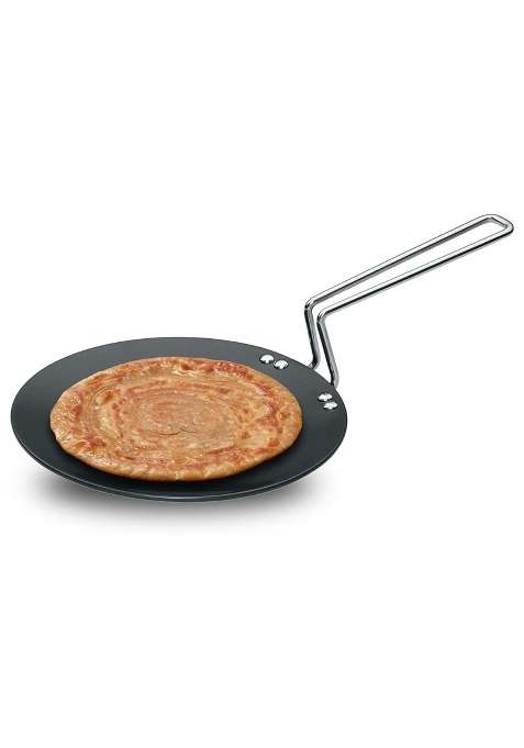 Hawkins Futura Hard Anodised Tava Flat Griddle | 22 cm | 8.7 Inch