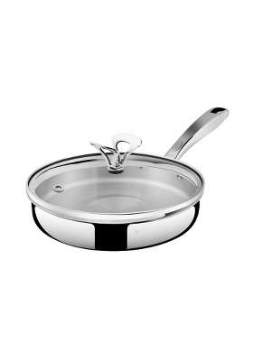ULTRA Triply Saute Pan | 1.6 L | 1.7 Qt | 22 cm | 8.7 Inch | Non-Stick | Food Safe