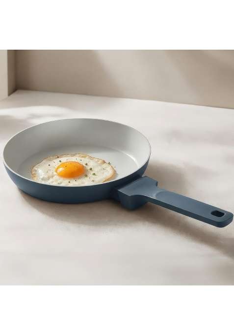 Ember Cookware Arcilla Ceramic Egg and Omelette Pan | 20 cm | 7.9 Inch | Non-Toxic | Non-Stick