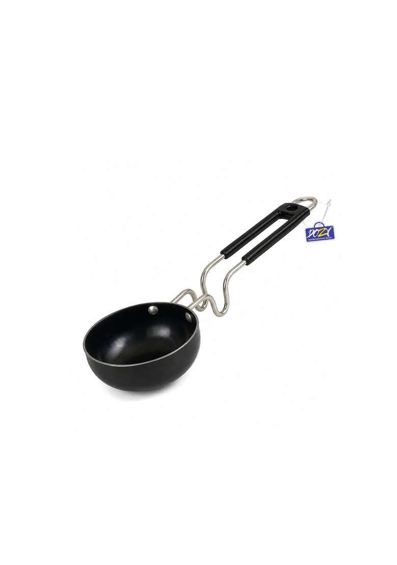 DOZY Non-Stick Tadka Pan Black | Induction Compatible - Indya