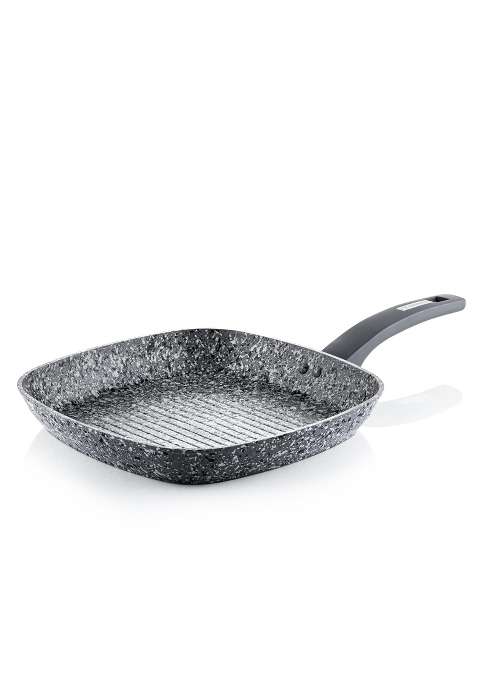 Westinghouse Grey Granite Series Grill Pan | 26 cm | 10.2 Inch | Induction Compatible | Non-Stick
