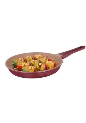 Prestige Omega Die-Cast Non-Stick Grill Pan | 24 cm | 9.4 Inch | Heavy Bottom