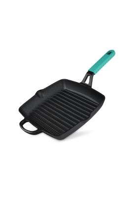 BERGNER Elements Cast Iron Reversible Grill Pan | 30 cm | 11.8 Inch | Pre-Seasoned