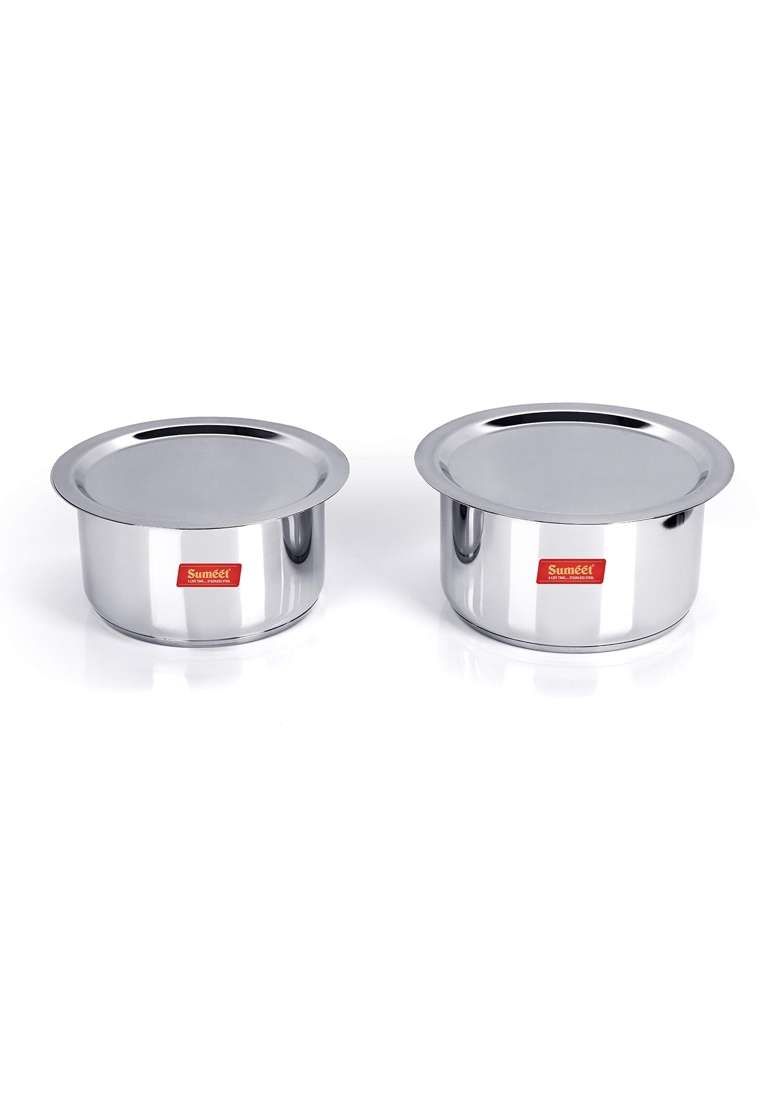 Sumeet Stainless Steel Tope Cooking Pot with Lid | 5 L | 5.3 Qt - Indya