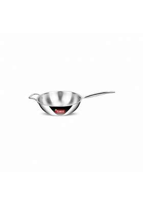 Camro Steel Camro Triply Artisian Wok Pan | 4 L | 4.2 Qt | 26 cm | 10.2 Inch