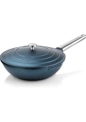 Westinghouse Performance Series Wok Pan with Lid | 28 cm | 11 Inch | Induction Compatible