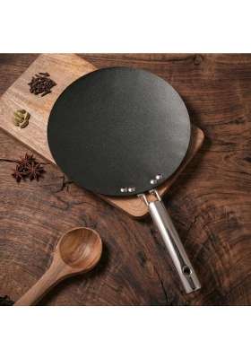 Lifelong Carbon Steel Iron | 25 cm | 9.8 Inch | Induction Compatible | Non-Stick